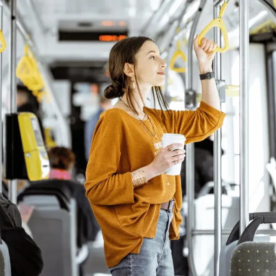 Passenger travelling with Road XS