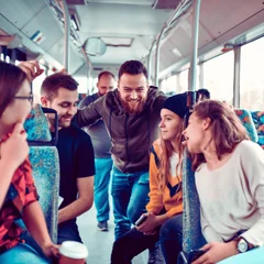 Group travel organiser booking a trip